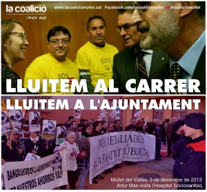 A Mollet La Coalició ICV-EUiA Lluitem al carrer i LLuitem a l'Ajuntament